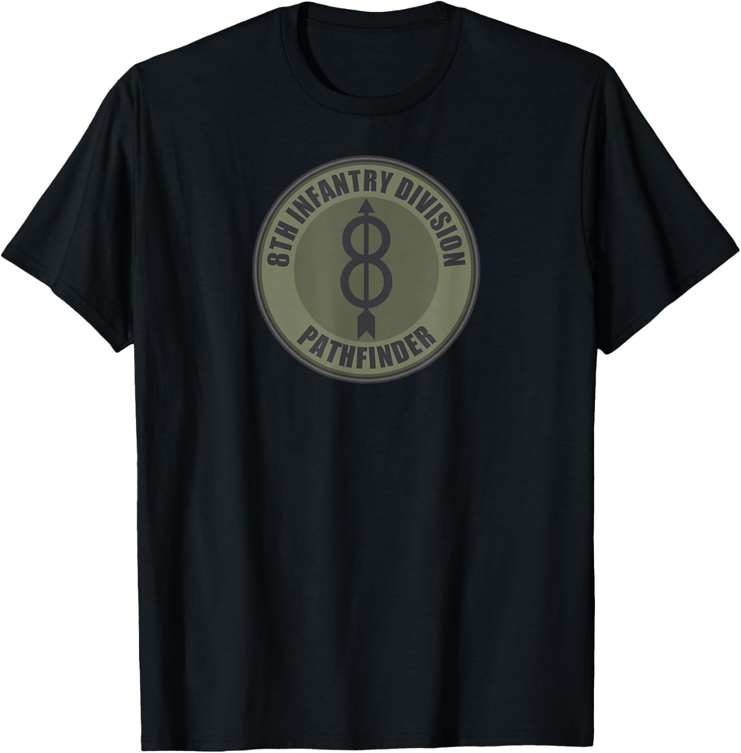 8th Infantry Division T-Shirt - T-Shirt | Black