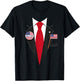 Donald Trump Suit and Tie Halloween Costume T-Shirt - T-Shirt | Black