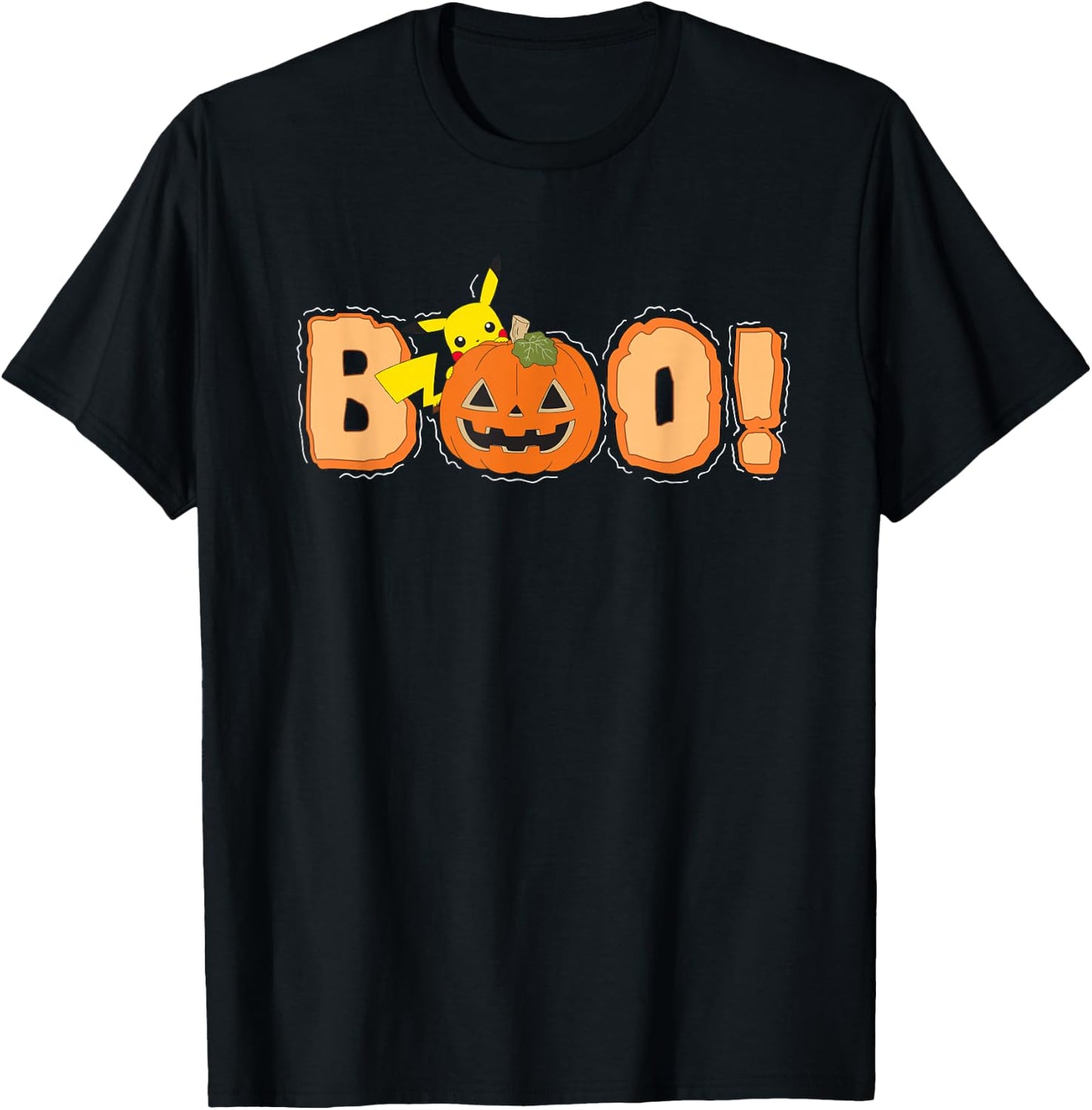 Pokémon - Halloween Pika Boo! T-Shirt - T-Shirt | Black