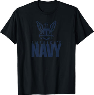 U.S. Navy Eagle Logo T-Shirt - T-Shirt | Black