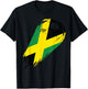 Soccer with flag of Jamaica T-Shirt - T-Shirt | Black