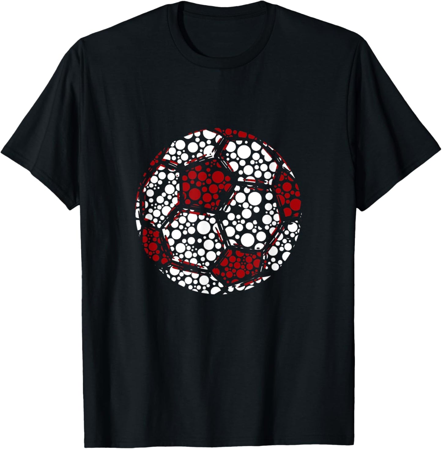 International Dot Day Happy Polka Dot Soccer Lover Sport T-Shirt - T-Shirt | Black