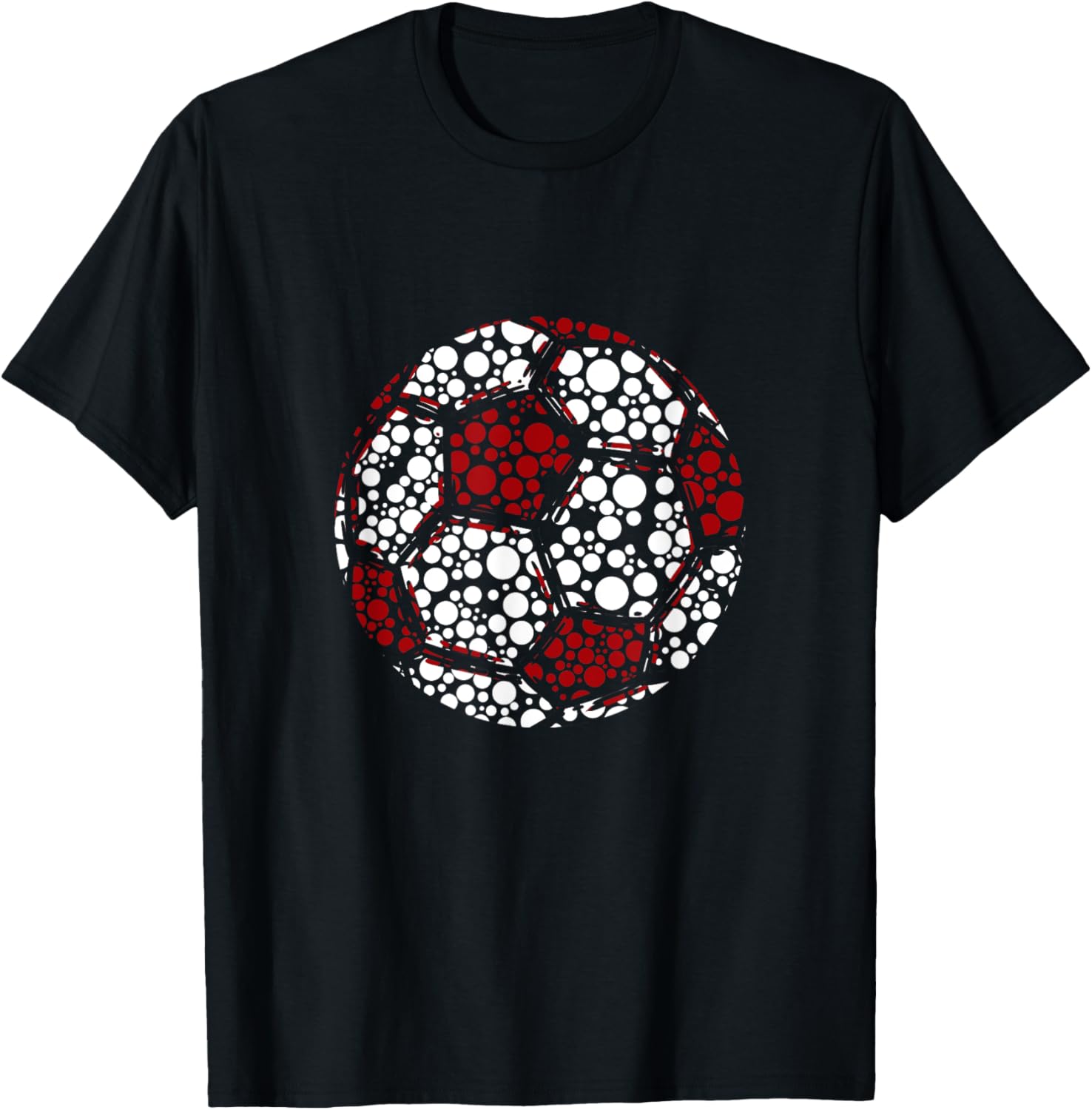 International Dot Day Happy Polka Dot Soccer Lover Sport T-Shirt - T-Shirt | Black