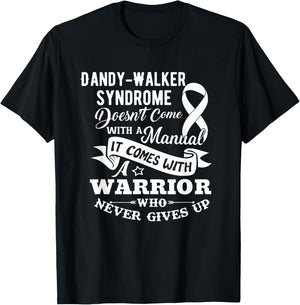 Dandy Walker Syndrome Doesn't Come With a Manual T-Shirt - T-Shirt | Black