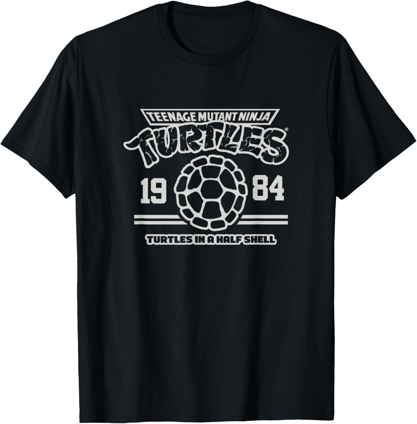 Teenage Mutant Ninja Turtles Vintage 1984 Collegiate Logo T-Shirt - T-Shirt | Black