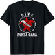 Dive Punta Cana Vintage Tribal Turtle Gift T-Shirt - T-Shirt | Black