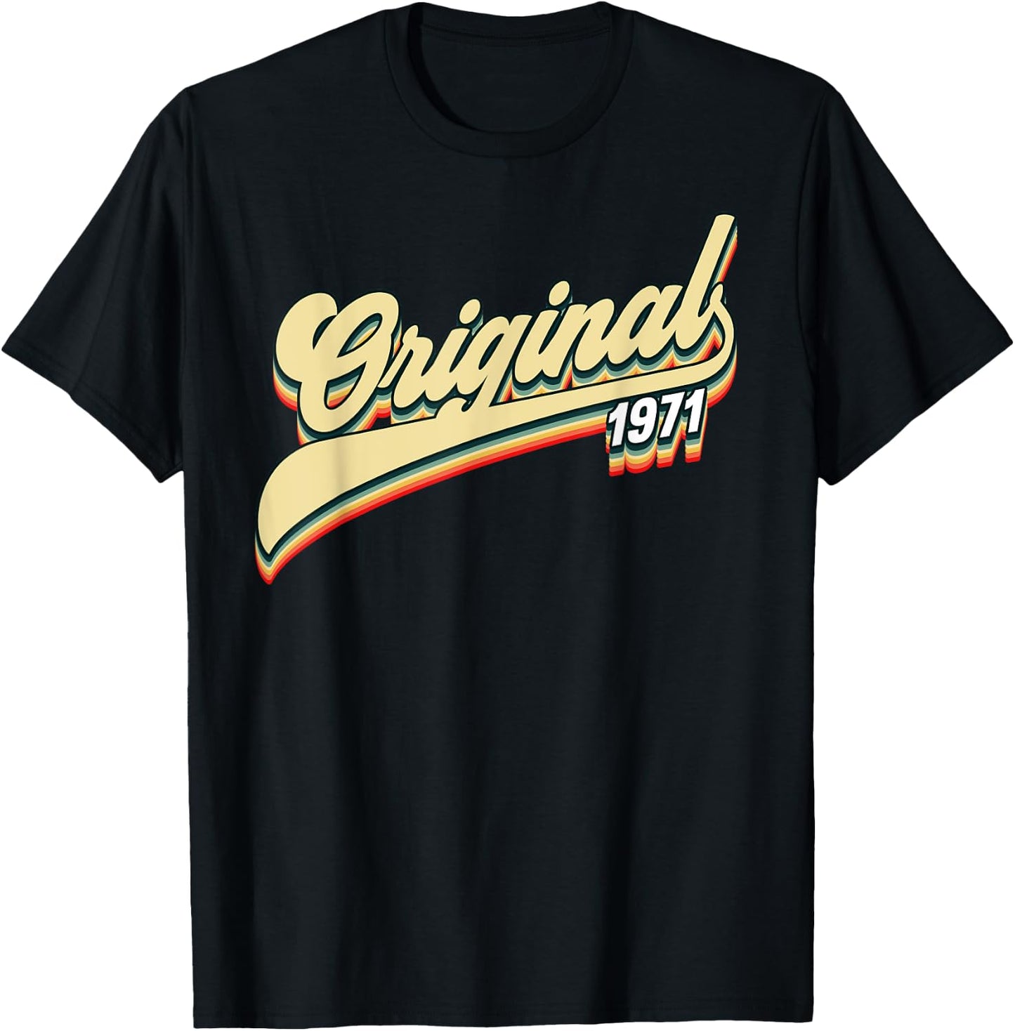 1971 Birthday T-Shirt - T-Shirt | Black