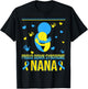 Proud Down Syndrome Nana Down Syndrome Awareness Family T-Shirt - T-Shirt | Black