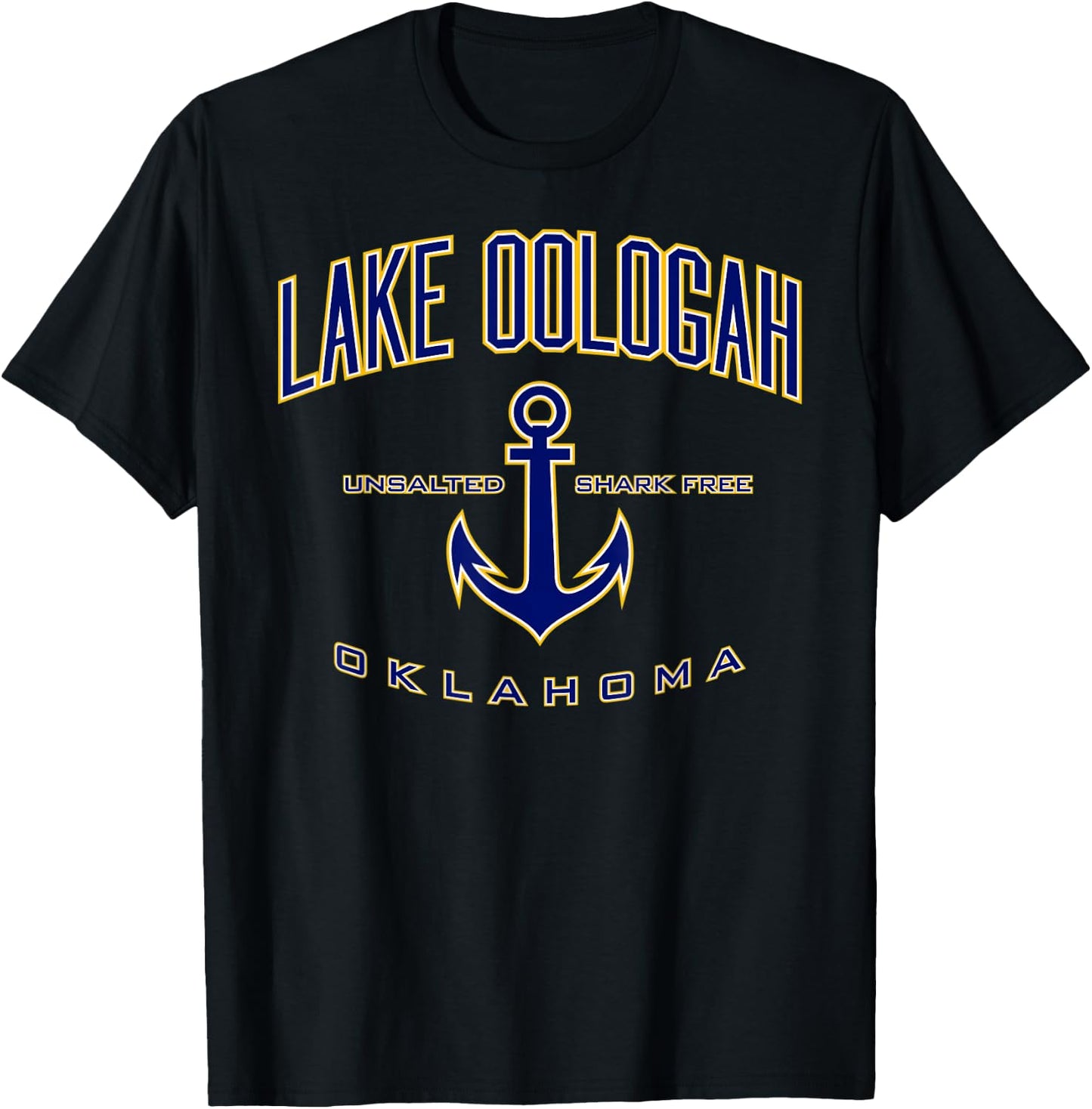 Lake Oologah OK T-Shirt - T-Shirt | Black