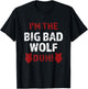 I'm the bad wolf duh costume for DIY halloween party T-Shirt - T-Shirt | Black
