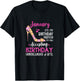 January It's my Birthday Month Women Mom Wife Gifts T-Shirt - T-Shirt | Black