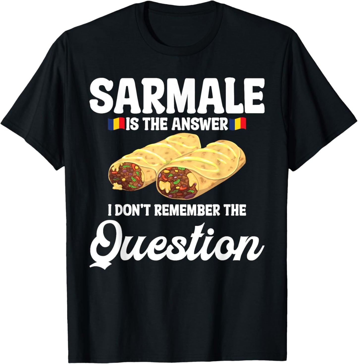 Sarmale Rolls Outfit Sarmale Costume Romanian Sarmale T-Shirt - T-Shirt | Black