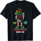 EMT Elf Paramedic Christmas Emergency Medical Nurse T-Shirt - T-Shirt | Black