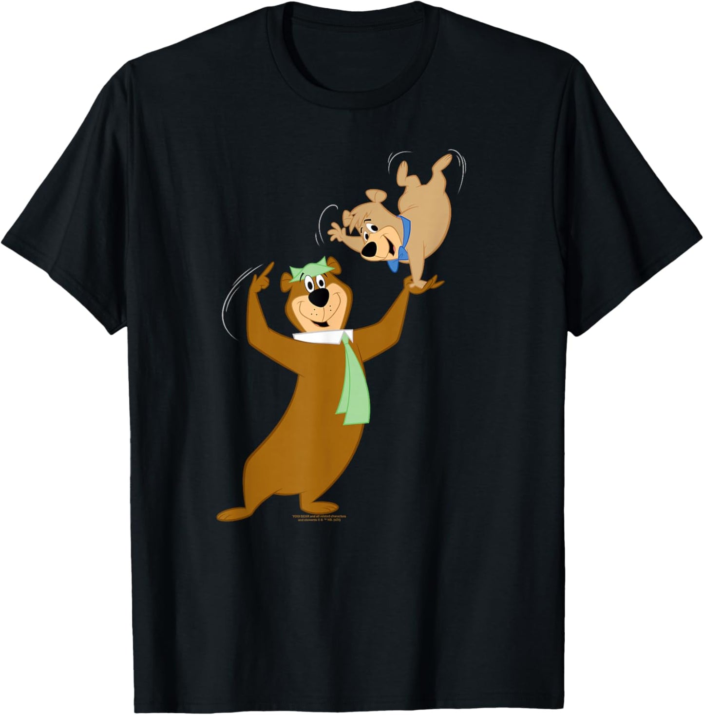 Yogi Bear Boo Boo Do Tricks T-Shirt - T-Shirt | Black