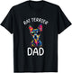 Rat Terrier Dad Pop Art Design Rat Terrier Lovers T-Shirt - T-Shirt | Black