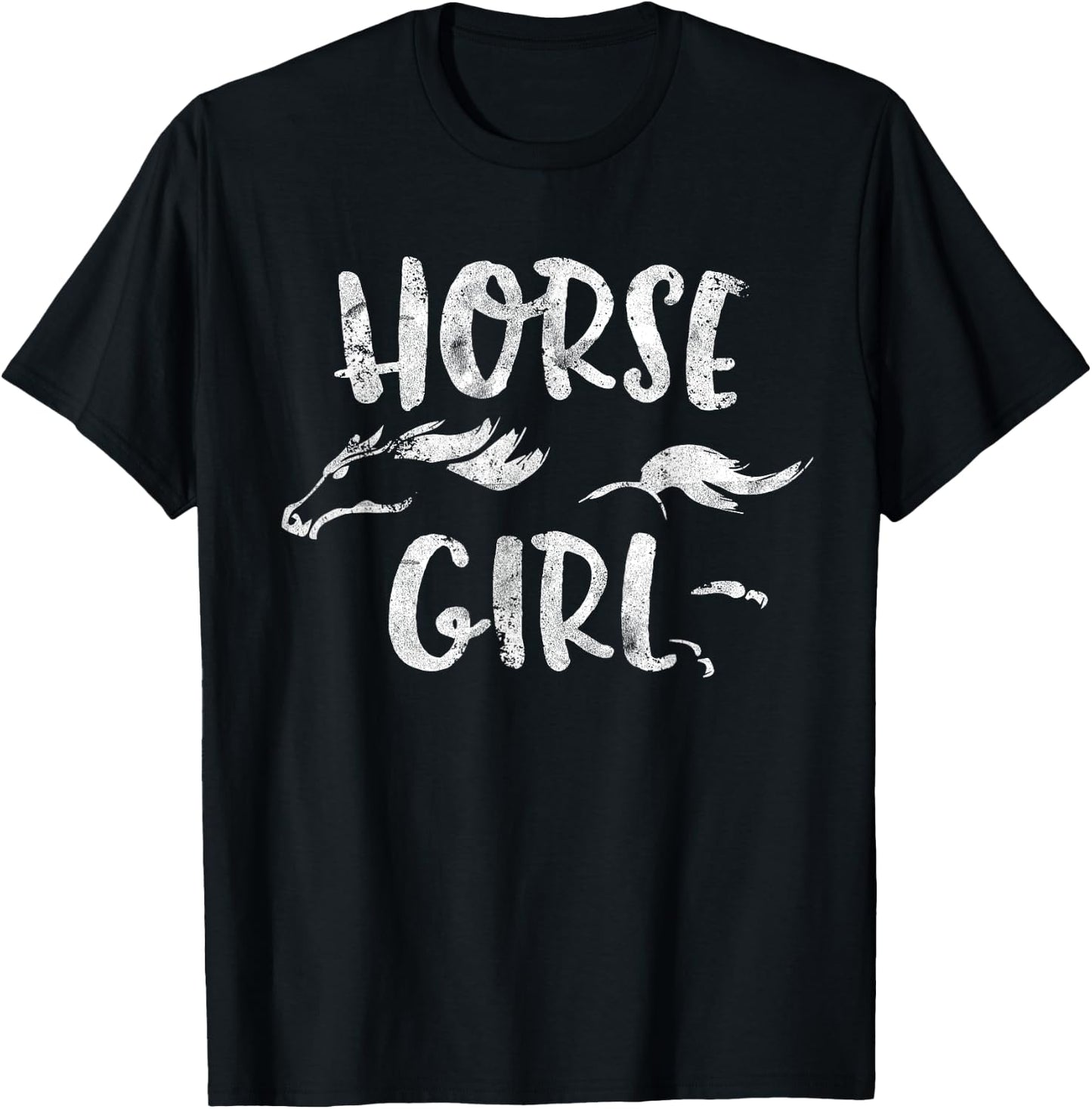 Horse Girl Horseback Riding Equestrian Lover Gifts T-Shirt - T-Shirt | Black