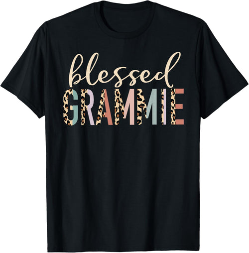 Blessed Grammie Cute Leopard Print