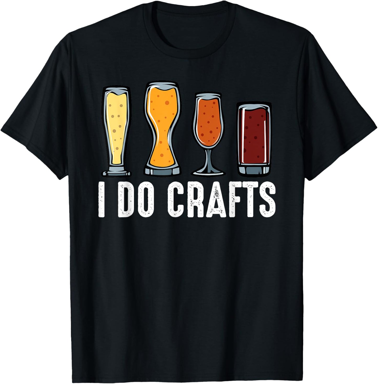 I Do Crafts Home Brewing Craft Beer Brewer Gift Homebrewing T-Shirt - T-Shirt | Black