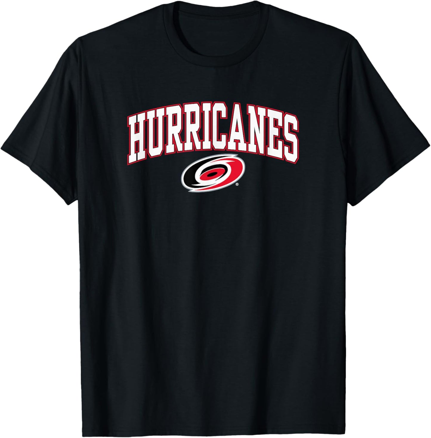 Carolina Hurricanes Arch Over Officially Licensed T-Shirt - T-Shirt | Black