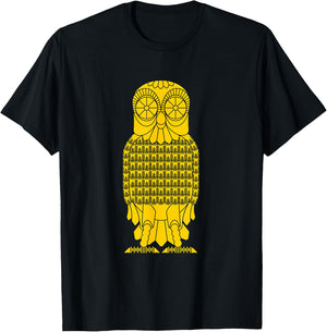 Bubo the Owl T-Shirt - T-Shirt | Black