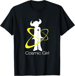 Jamiroquai Official Cosmic Girl Buffalo Logo T-Shirt - T-Shirt | Black