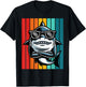 Cool Retro Shark in Sunglasses 70s 80s 90s Funny Shark T-Shirt - T-Shirt | Black