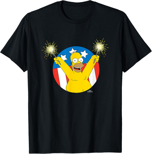 The Simpsons 4th Of July American Flag Woo-Hoo Homer