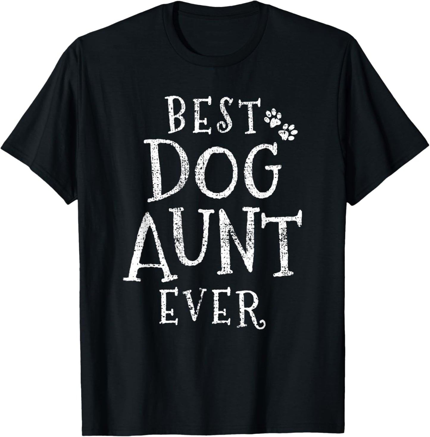 Dog Aunt Auntie T-Shirt - T-Shirt | Black