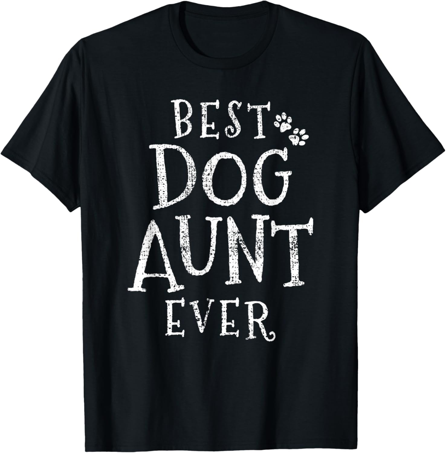 Dog Aunt Auntie T-Shirt - T-Shirt | Black