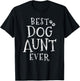 Dog Aunt Auntie T-Shirt - T-Shirt | Black