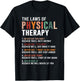 The Laws Of Physical Therapy – Physical Therapist T-Shirt - T-Shirt | Black