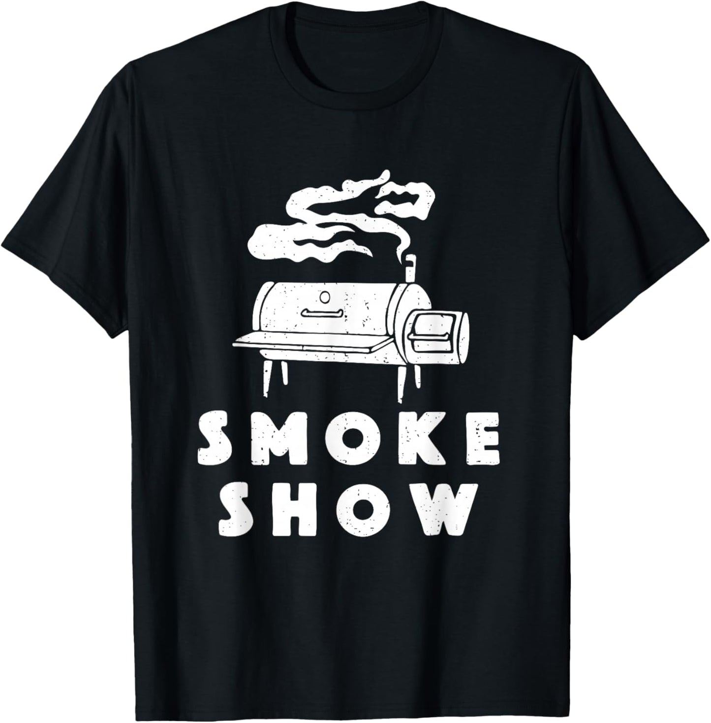 Smoke Show Funny BBQ Grilling Meat Grill Burnt Ends Barbecue T-Shirt - T-Shirt | Black