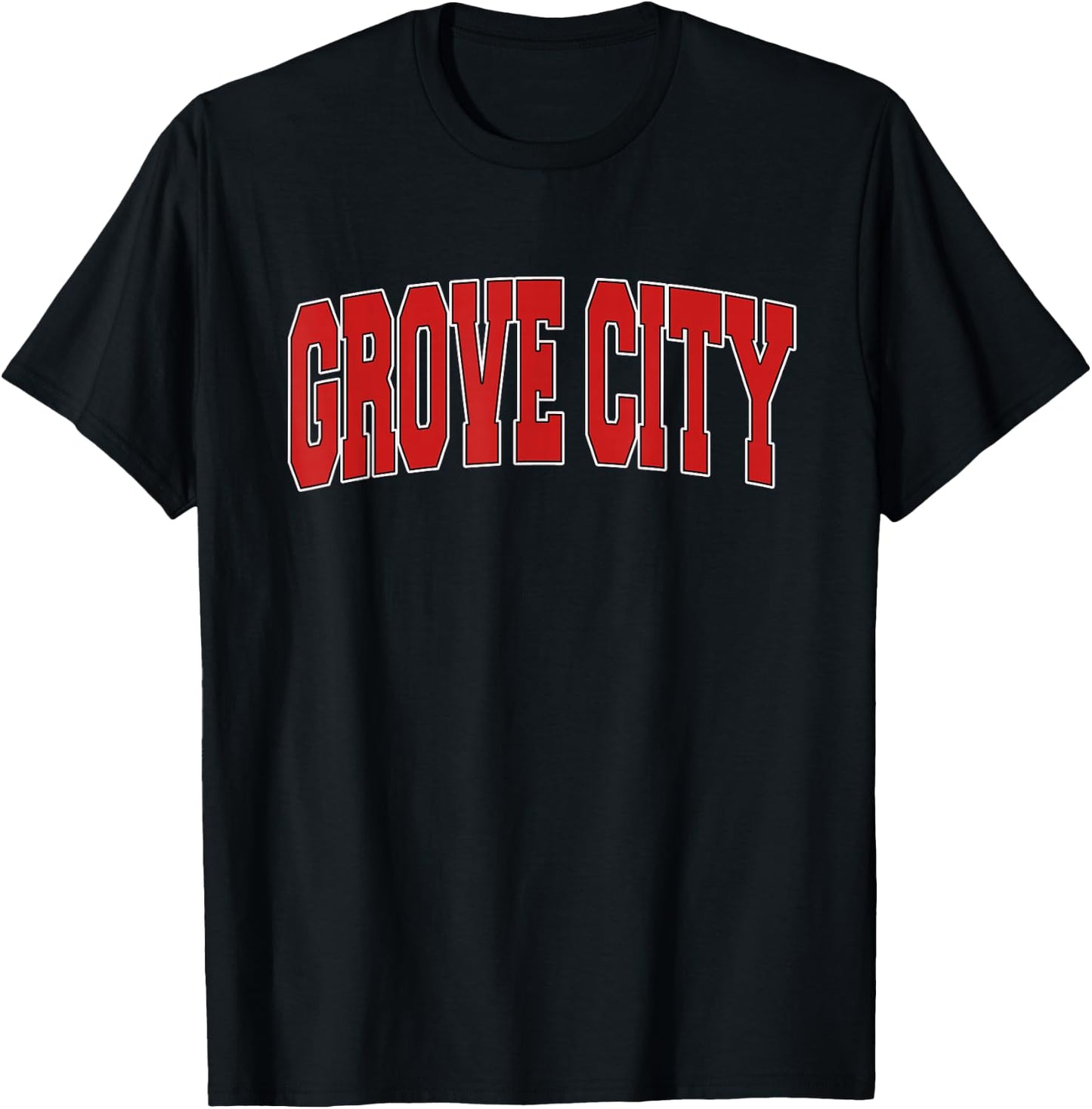 GROVE CITY PA PENNSYLVANIA Varsity Style USA Vintage Sports T-Shirt - T-Shirt | Black
