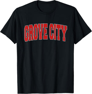 GROVE CITY PA PENNSYLVANIA Varsity Style USA Vintage Sports T-Shirt - T-Shirt | Black