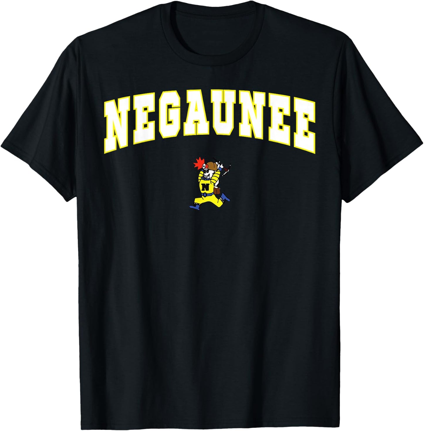 Negaunee High School Miners T-Shirt - T-Shirt | Black
