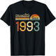 32nd wedding anniversary 32 years - Best Husband Since 1993 T-Shirt - T-Shirt | Black