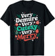 Very Demure Very Cutesy Very Merry T-Shirt - T-Shirt | Black