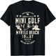 South Carolina's Finest Mini Golf Myrtle Beach 1987 Vintage T-Shirt - T-Shirt | Black