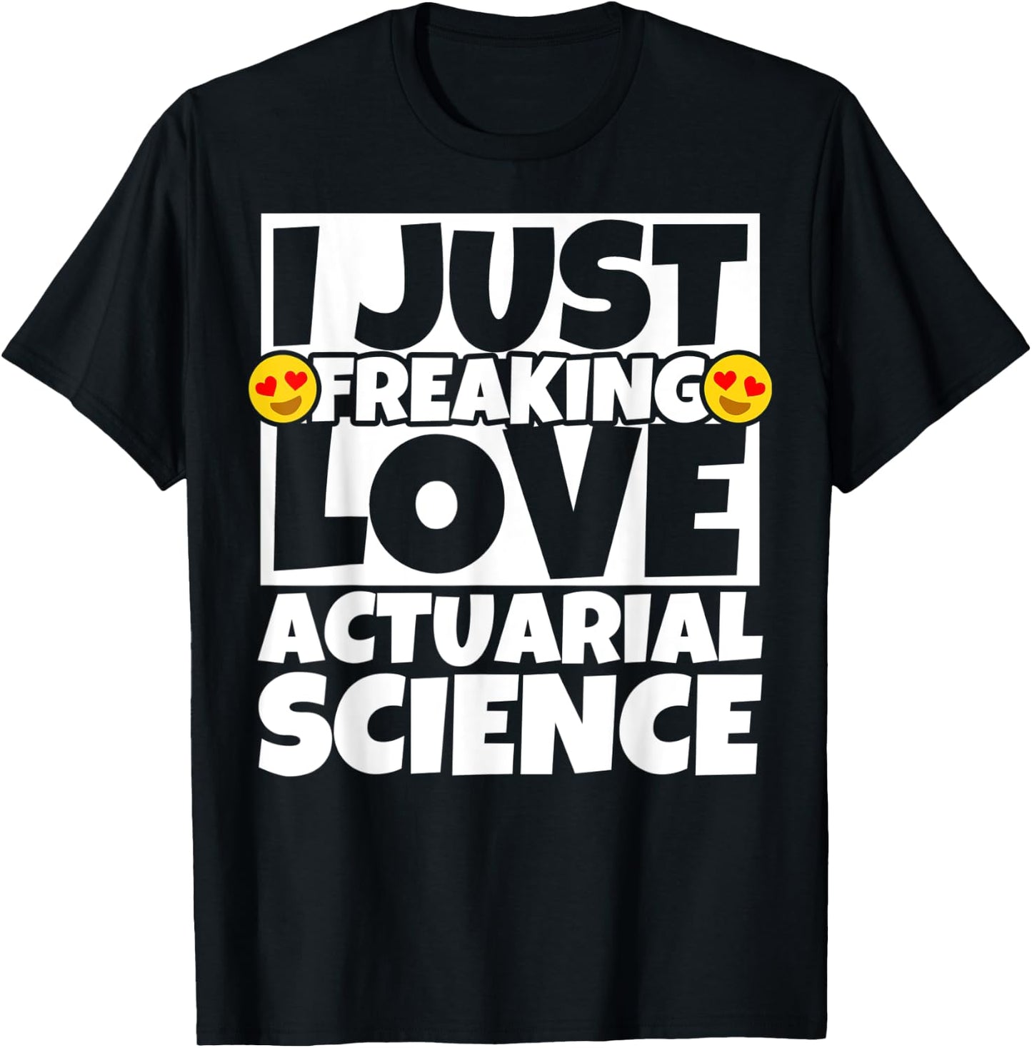 Actuarial science Funny T-Shirt - T-Shirt | Black