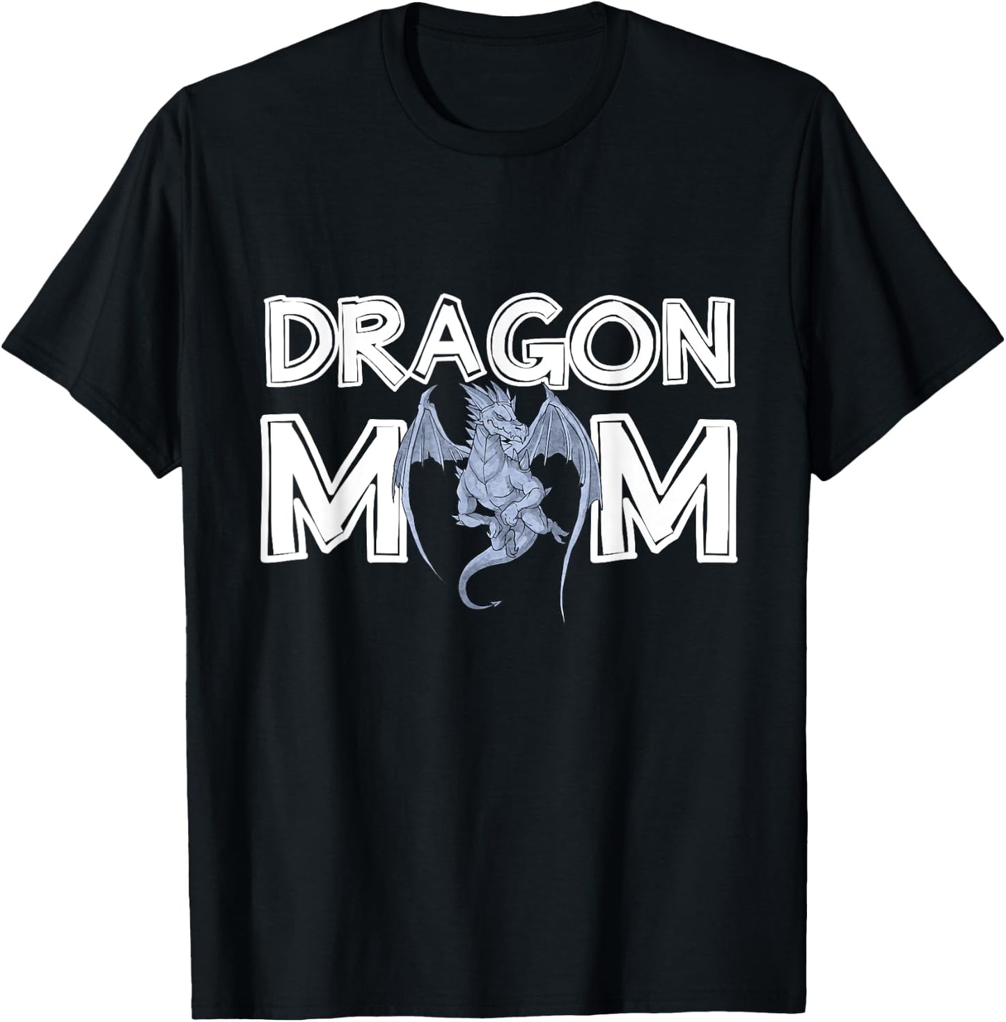 Dragon Mom Mommy Mother's Day Gift Dragon T-Shirt - T-Shirt | Black
