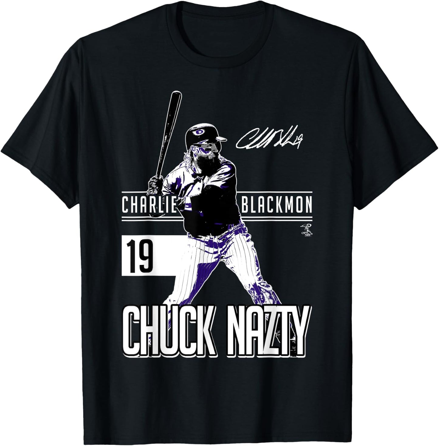 Charlie Blackmon - Apparel T-Shirt - T-Shirt | Black
