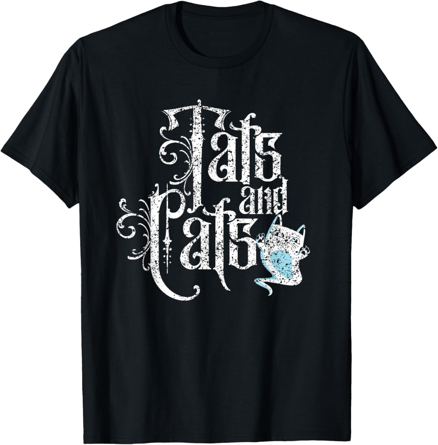 Tats And Cats Art Job Ink Artist Tattoo T-Shirt - T-Shirt | Black
