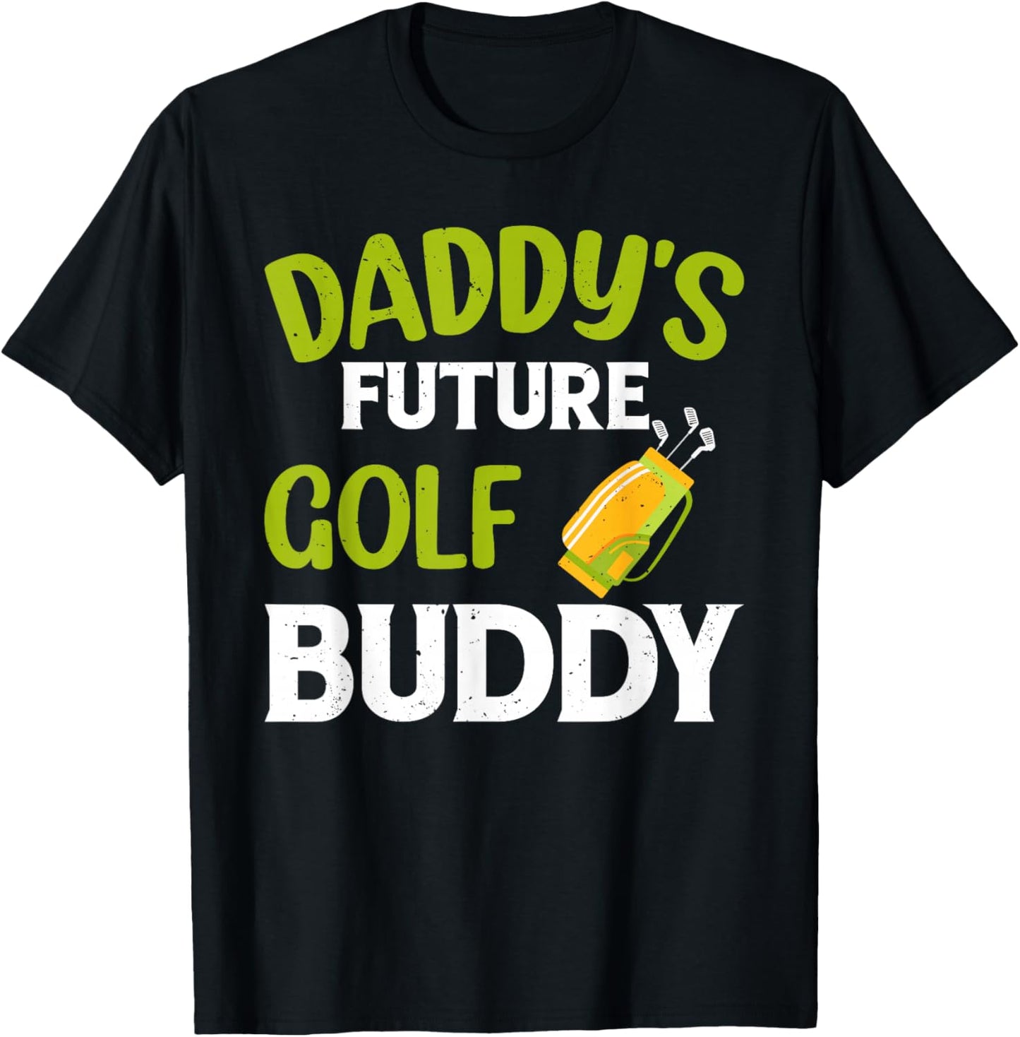 Daddy's Future Golf Buddy - Golf Player Kids T-Shirt - T-Shirt | Black