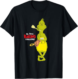 Dr. Seuss Baking Challenge The Grinch T-Shirt - T-Shirt | Black