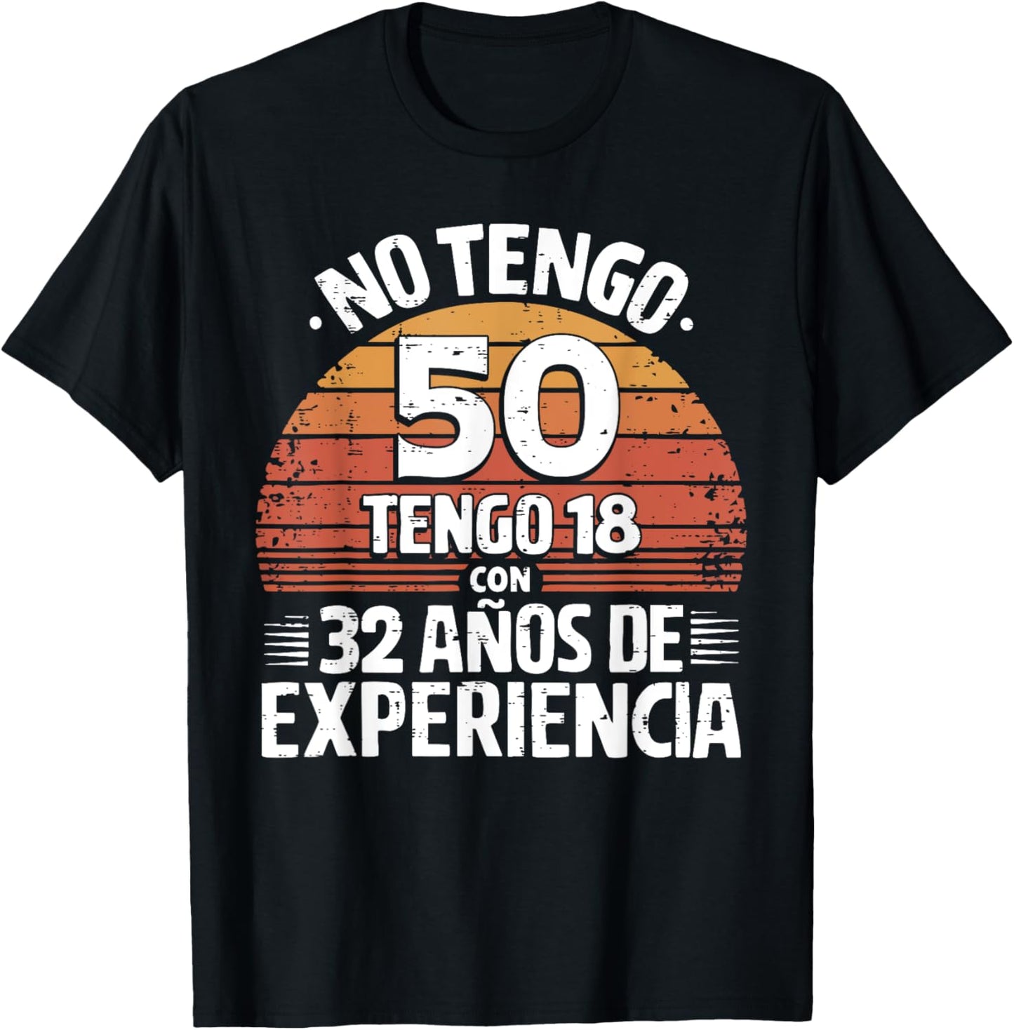 50th Birthday gift in Spanish Regalo cumpleanos 50 Men Women T-Shirt - T-Shirt | Black