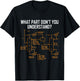 What Part Of Don't You Understand Shirt Science T-Shirt - T-Shirt | Black