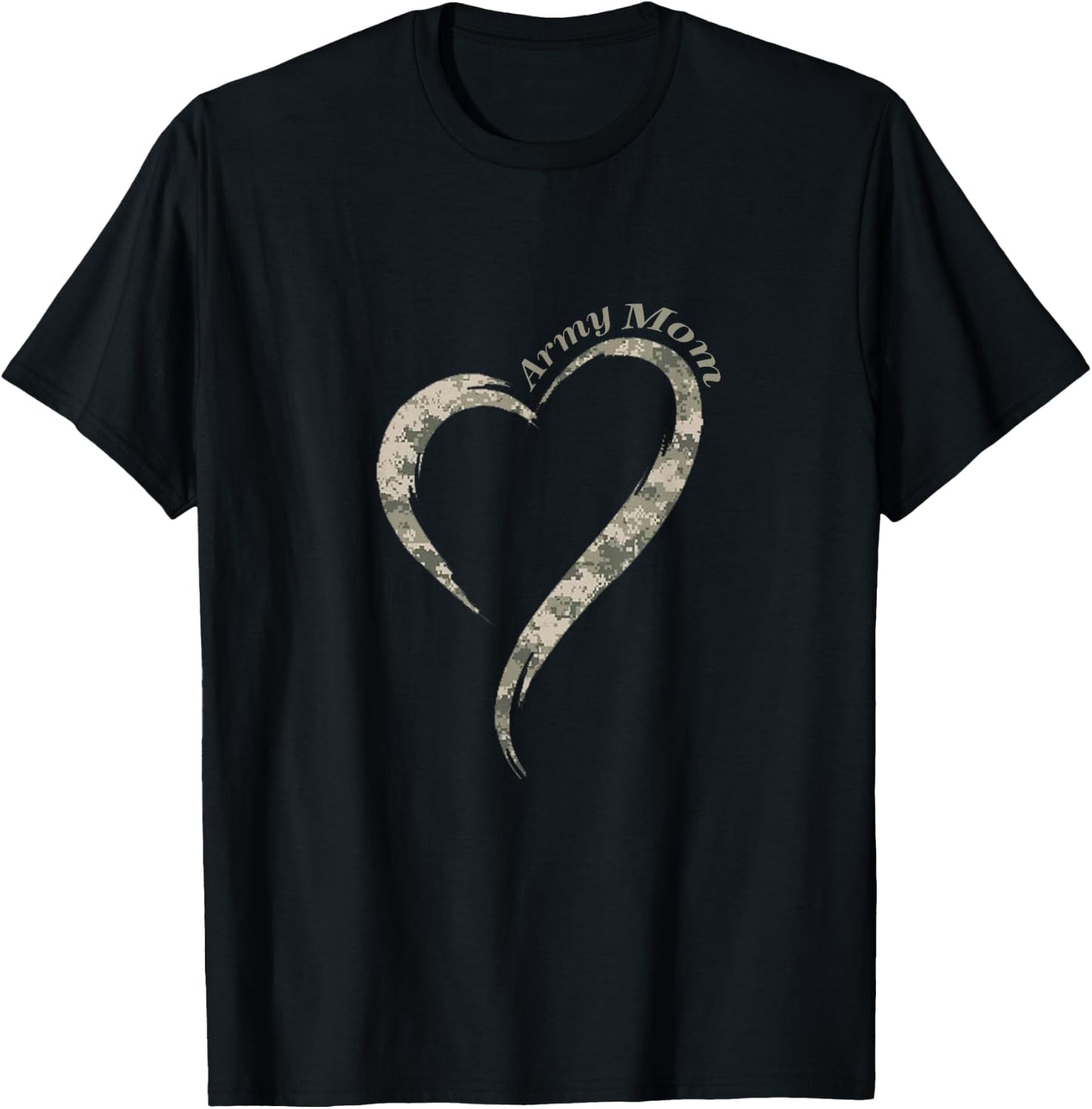 Proud Army Mom - Camouflage Shirt Army Mother T-Shirt - T-Shirt | Black
