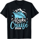 Alaska Cruise 2026 Family Summer Vacation Travel Matching T-Shirt - T-Shirt | Black