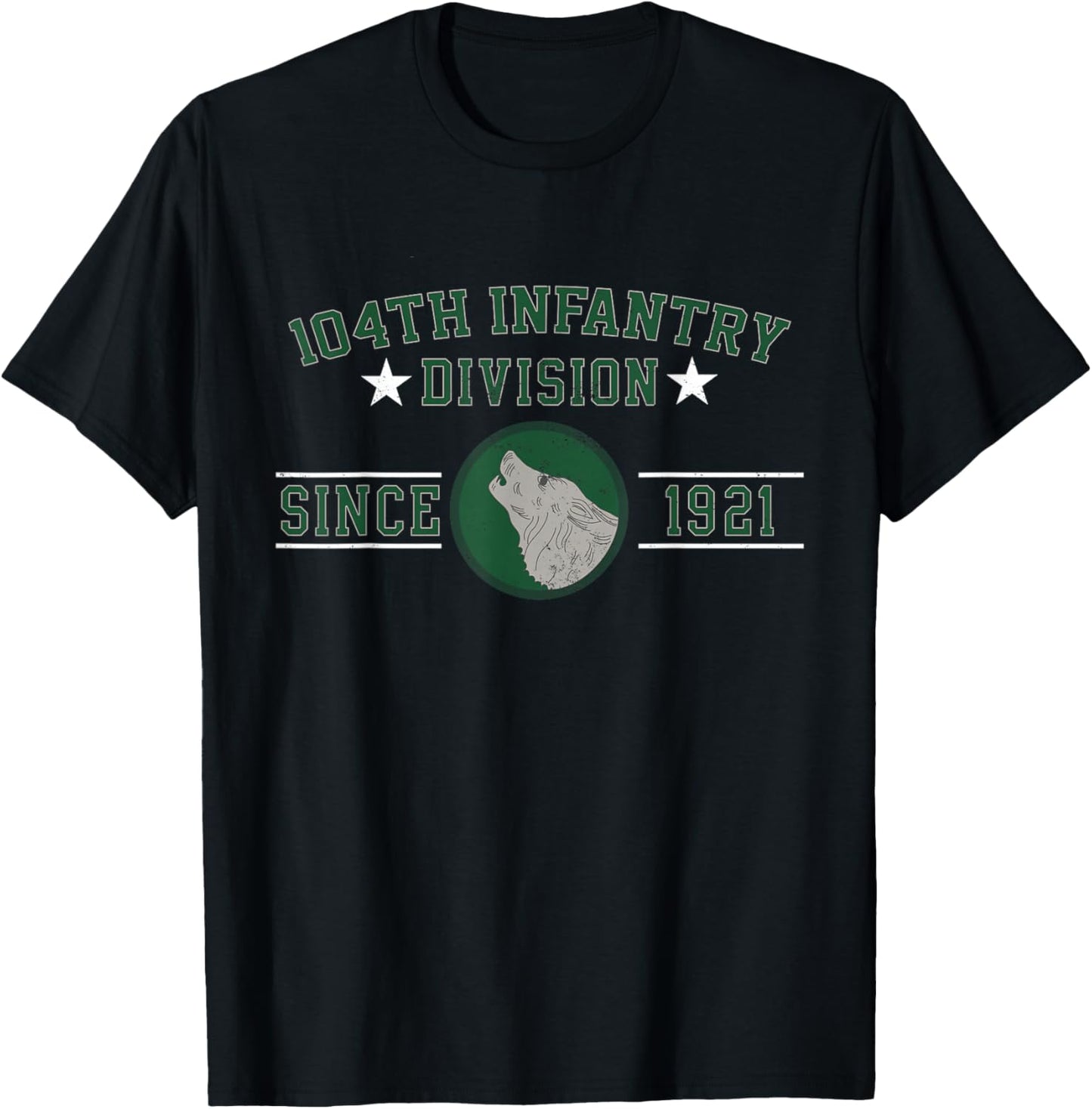 104th Infantry Division Veteran Military Father Day Xmas T-Shirt - T-Shirt | Black