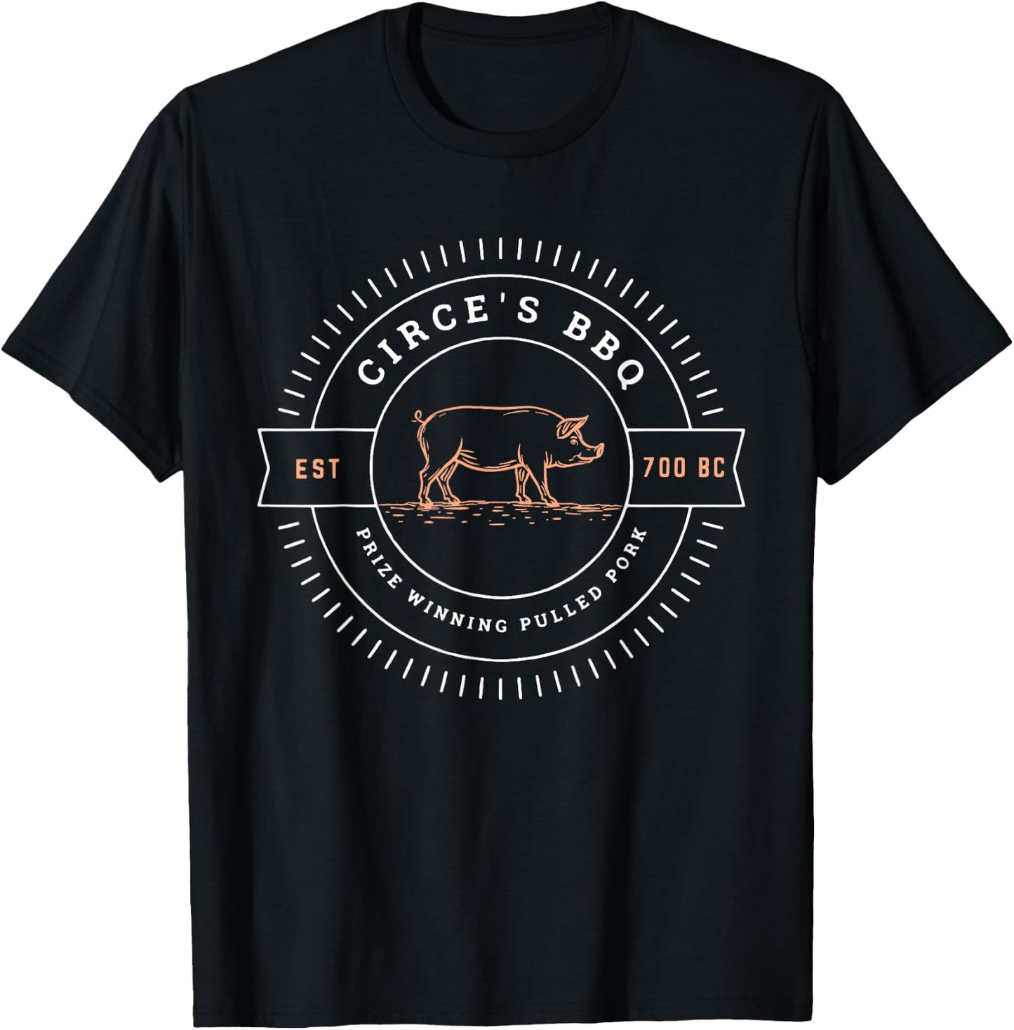 Circe's BBQ Funny Greek Mythology T-Shirt - T-Shirt | Black